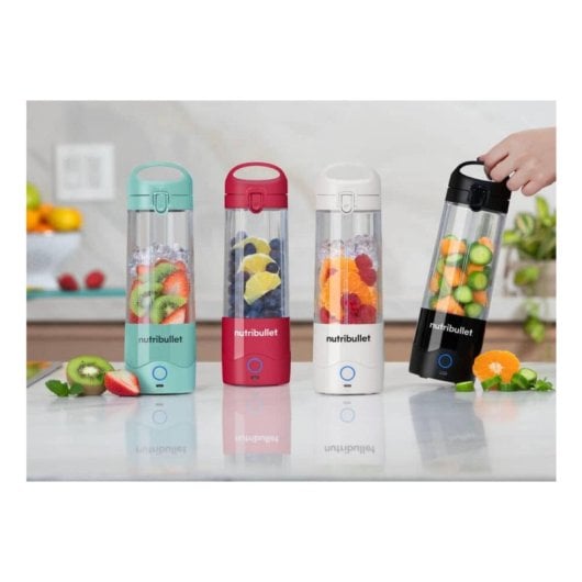Liquidificador Portátil NutriBullet NBP003PU 475ml Tritan USB-C 2000mAh Picador de Gelo Púrpura