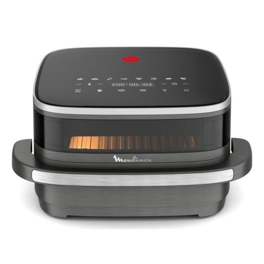 Freidora de aire Moulinex AL402H 1kg 2200W con temporizador LCD y 10 programas