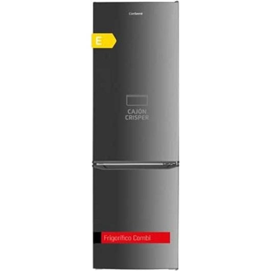 Frigorífico Corberó CCH1824EX 262L Inox Estático Luz LED Crisper Silencioso 40dB