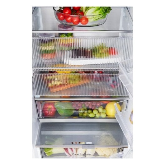 Frigorífico LG Combi No frost 186cm 349L C Negro Instaview DoorCooling+