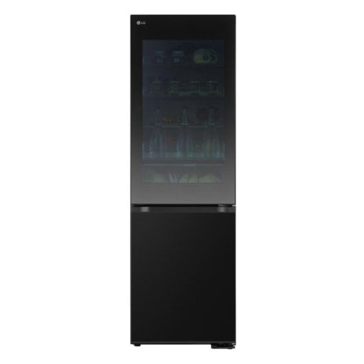 Frigorífico LG Combi No frost 186cm 349L C Negro Instaview DoorCooling+