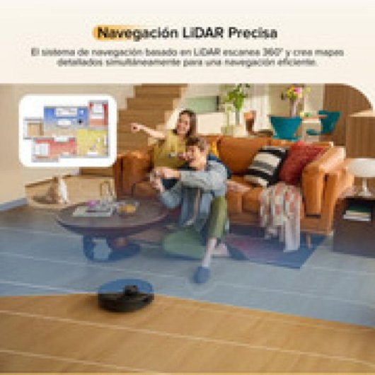 Robot aspirador Roborock Q7 M5 10000Pa HyperForce Fregado Inteligente LiDAR Negro