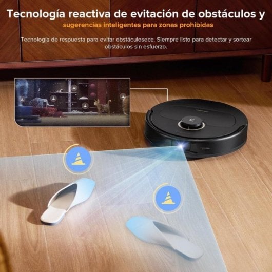 Robot aspirador Roborock Qrevo S5V 12000Pa triple antienredos fregado FlexiArm base multifunción