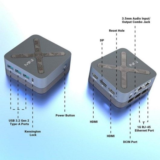 Mini PC Minix NEO Z97 Intel N97 12GB 512GB SSD UHD Graphics Windows 11 Pro Wi-Fi 6
