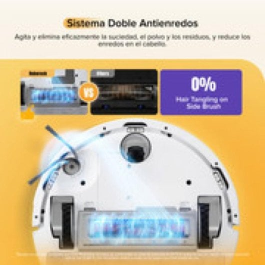 Robot Aspirador Roborock Q7 M5 Blanco 10000Pa Fregado LiDAR Mapas Multinivel 3200mAh