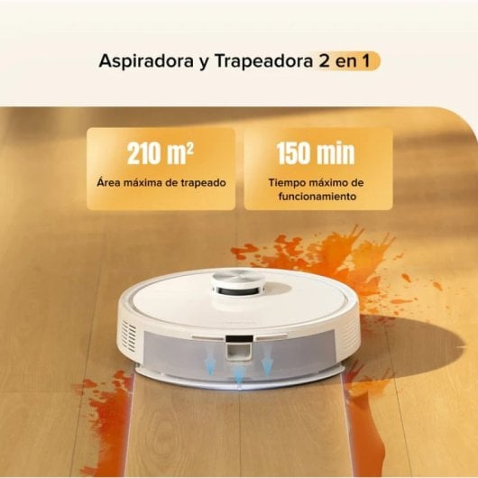 Aspirador Robô com Mopa Roborock Q7 M5 Navegação LiDAR 10.000 Pa