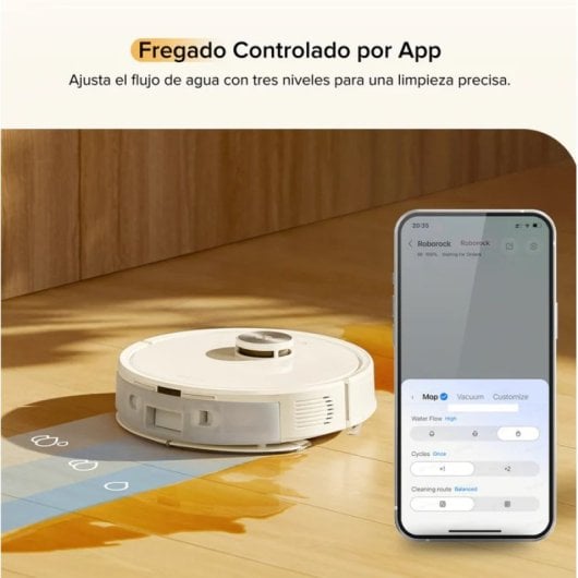 Aspirador Robô com Mopa Roborock Q7 M5 Navegação LiDAR 10.000 Pa