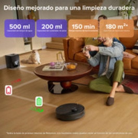 Robot aspirador Roborock Q10 S5+ 10000Pa Fregado VibraRise 2.0 Navegación LiDAR Negro
