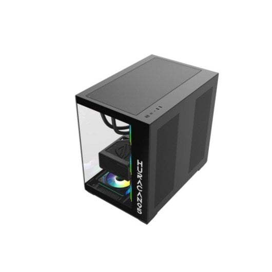 Caja SUPRA GAMING HURACAN95 ARGB Negra ATX 4 Ventiladores Cristal Templado USB 3.0