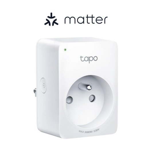 TP-Link Tapo P110M Prise Connectée Intérieure Blanche Wi-Fi Bluetooth 3680W 16A