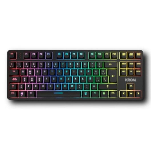 Krom Kernel Pro TKL RGB Teclado Mecânico Wireless Hot-Swap Outemu RED