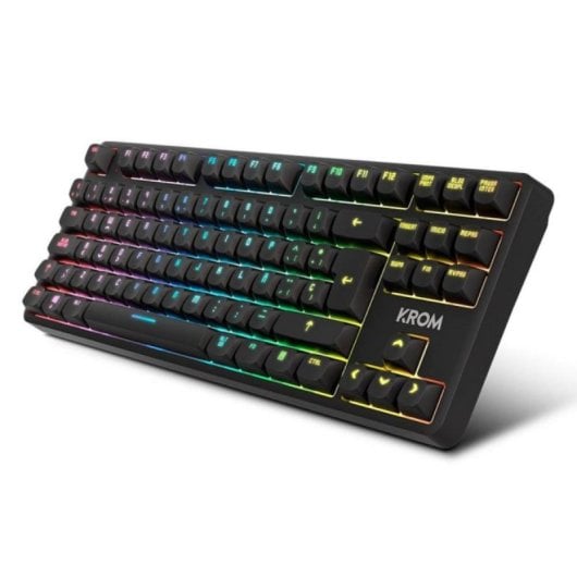 Krom Kernel Pro TKL RGB Teclado Mecânico Wireless Hot-Swap Outemu RED