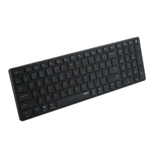 Kabellose Tastatur Rapoo E9700M Bluetooth 3.0-5.0 Aluminium Schwarz Kabellose Tastatur Rapoo E9700M Bluetooth 3.0-5.0 Aluminium Schwarz