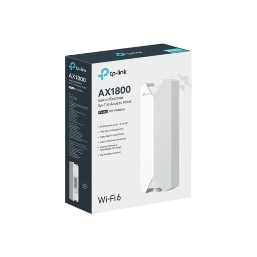 TP-Link Festa F61-Outdoor Ponto de Acesso Wi-Fi 6 2,4/5GHz 1800Mbps IP67 PoE Branco
