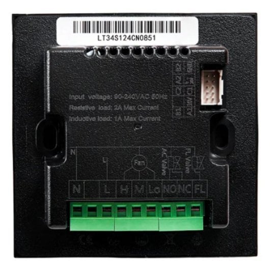 Termostato Digital Shelly LinkedGo WiFi Bluetooth Negro Control 5-35°C
