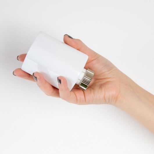 Termostato inteligente Shelly TRV Blanco Botones WiFi Control Remoto 5-30°C
