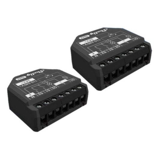 Shelly 2PM Gen3 Interruptor Intelligent 2P Inalámbrico 2402 MHz Rango 30 m