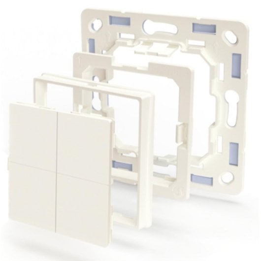 Interruttore da Parete Shelly BLU Wall Switch 4 Pulsanti Avorio Bluetooth BLE