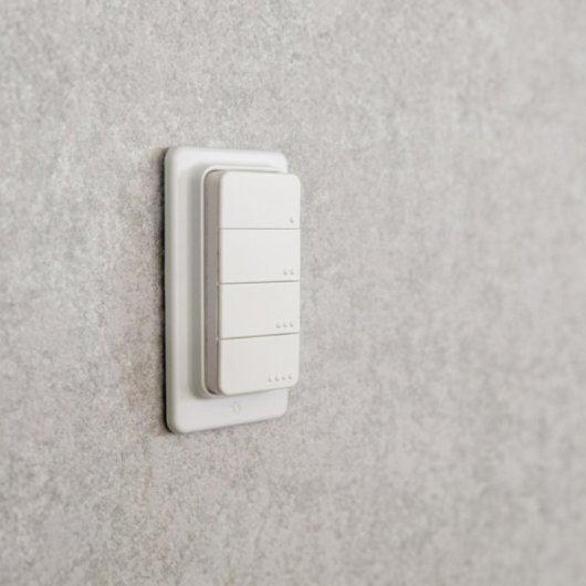 Botão Inteligente Shelly BLU RC Button 4 Branco Plástico Wireless Bluetooth 4.2