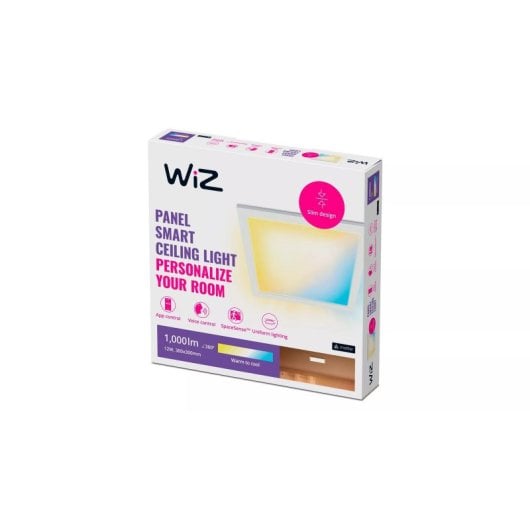 Plafon WiZ 12W LED Branco Inteligente Wi-Fi Metal Não Substituível