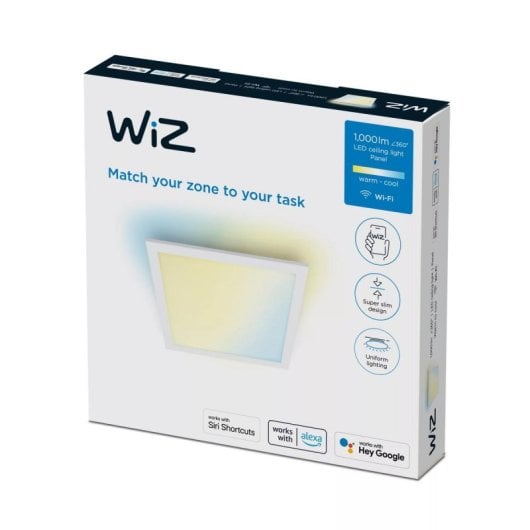 Plafon WiZ 12W LED Branco Inteligente Wi-Fi Metal Não Substituível