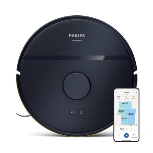 Robot Aspirador Philips Serie 2000 Marina con función de fregado, navegación láser y WiFi