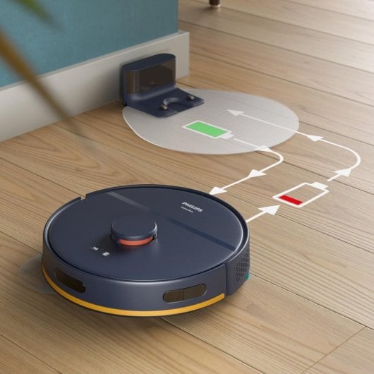 Robot Aspirador Philips Serie 2000 Marina con función de fregado, navegación láser y WiFi