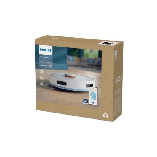 Robot Aspirador Philips Serie 2000 Marina con función de fregado, navegación láser y WiFi