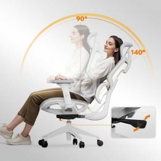 Silla de oficina SENSE7 Nobu respaldo modular malla transpirable ajuste 3D ergonómico