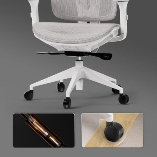 Silla de oficina SENSE7 Nobu respaldo modular malla transpirable ajuste 3D ergonómico