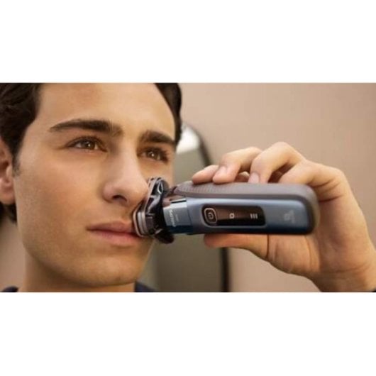 Aparelho de Barbear Philips i9000 Azul Wet & Dry SkinIQ Rotativo Bluetooth