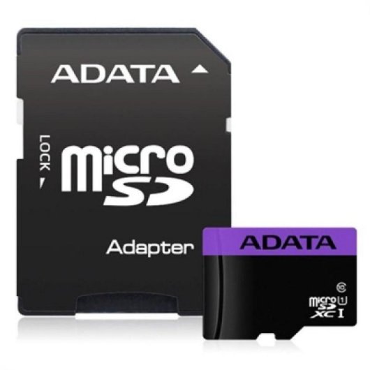 Tarjeta MicroSDHC ADATA Premier 32GB UHS-I Class 10 con Adaptador SD y Alta Velocidad