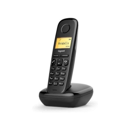 Teléfono inalámbrico Gigaset A170 DECT Negro 50 contactos Identificador llamadas