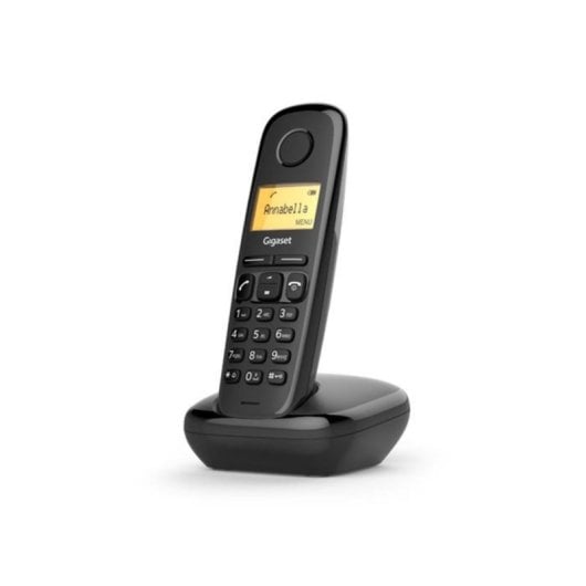 Teléfono inalámbrico Gigaset A170 DECT Negro 50 contactos Identificador llamadas