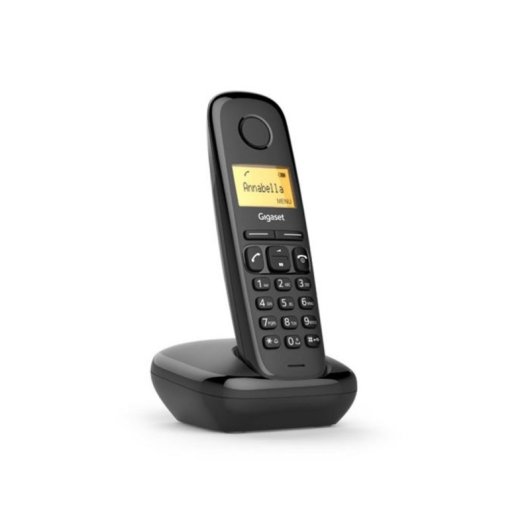 Teléfono inalámbrico Gigaset A170 DECT Negro 50 contactos Identificador llamadas