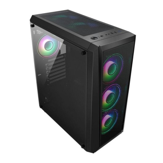 Torre SUPRA GAMING GTI 95 Mesh 4 Ventiladores ARGB Cristal Templado EATX Negro