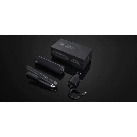 Plancha de pelo GHD Unplugged inalámbrica Ion-Litio compacto 185ºC negro