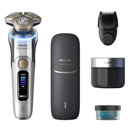 Rasoir Philips i9000 Prestige Ultra XP9404/46 Rotatif SkinIQ Pro Cromo