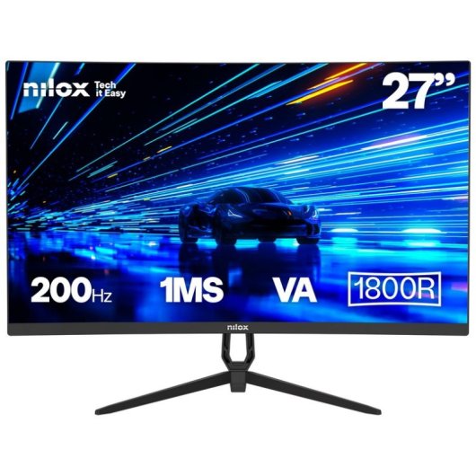 Monitor Curvo 27 Pollici VA NXM27CRV2001 Full HD 200Hz 1ms HDMI 2.1 DisplayPort 1.4 Monitor Curvo 27 Pollici VA NXM27CRV2001 Full HD 200Hz 1ms HDMI 2.1 DisplayPort 1.4