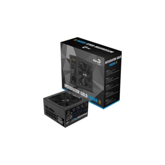 Alimentation Aerocool Integrator Gold 1000W, 80 PLUS Gold, 1000W, Modulaire