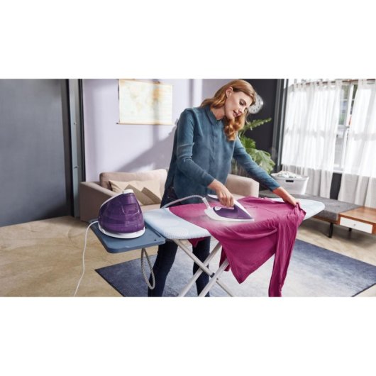 Centro de Planchado Philips PerfectCare Compact Plus GC7933/30 Vapor 2400W 1,5L Suela SteamGlide Plus Violeta