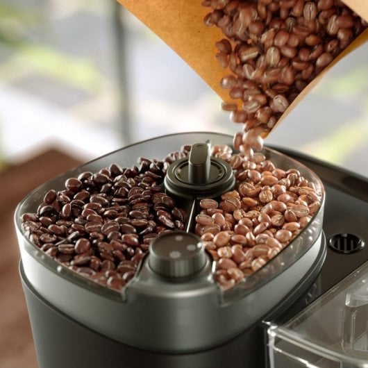 Cafetera de filtro Philips HD7900 1,25L 10 tazas con molinillo integrado LED Black Silver