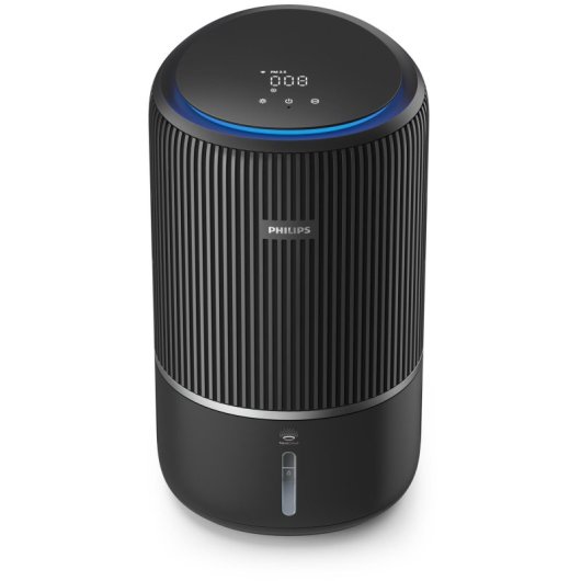 Purificador de Aire Philips AC3421/13 300m³/h HEPA Humidificador Automático Negro