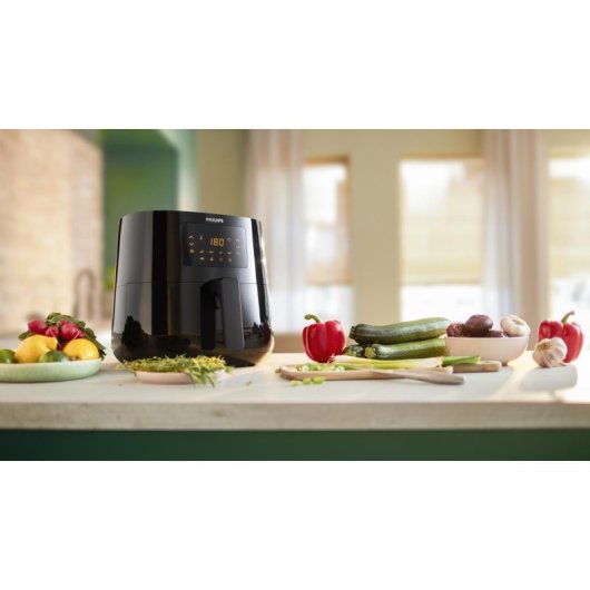 Freidora de aire Philips HD9270/90 6.2L 2000W XL 14 en 1 pantalla LED QuickClean