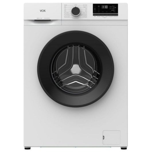 Lavadora carga frontal VOK 6Kg 1000 RPM Motor Inverter 15 programas Función Vapor