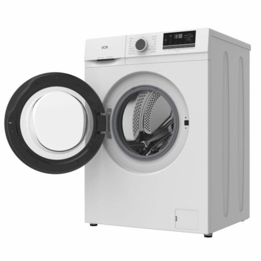 Lavadora carga frontal VOK 6Kg 1000 RPM Motor Inverter 15 programas Función Vapor
