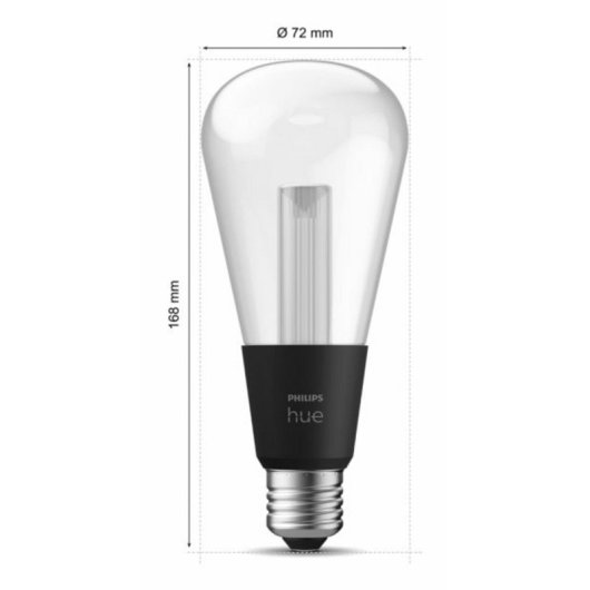 Ampoule intelligente Philips 929003151501 Bluetooth/Zigbee Transparente E27 Variable