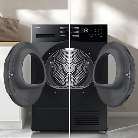 Sécheuse Samsung DV90DG52A0ABEP 9Kg Énergétiquement Efficace Noir Design Élégant