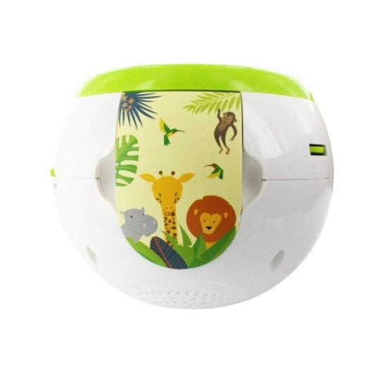 Relógio Infantil Metronic Jungle Multicolorido FM com Projeção Relógio Infantil Metronic Jungle Multicolorido FM com Projeção