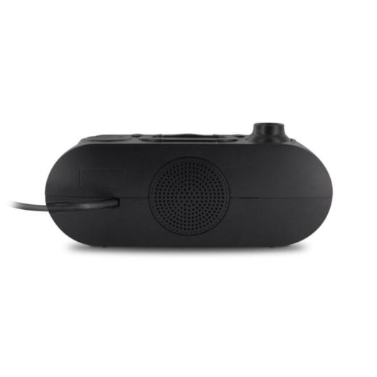 Réveil Radio FM Projeté avec Alarme Double et Luminosité Ajustable